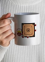 كوب ١١ أونصة من السيراميك بتصميم براد شاي