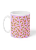 كوب ١١ أونصة من السيراميك بتصميم نمط فوانيس رمضان