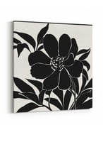 لوحة كانفاس مربع على إطار خشبي، تصميم فن تجريدي لل...