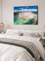 لوحة كانفاس على إطار خشبي لشلالات نياجرا