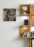 ساعة حائط مصنوعة من الأكريليك تعمل بالبطارية، بتصم...