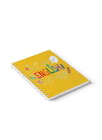 دفتر إنجليزي سلك للمدرسة ٦٠ ورقة بغلاف من الورق ال...