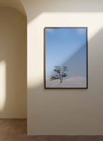 لوحة كانفاس على إطار خشبي، تصميم لقد حل الشتاء، لل...