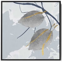 لوحة كانفاس على إطار خشبي بتصميم فن تجريدي