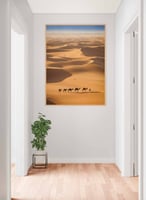 لوحة كانفاس على إطار خشبي، تصميم قافلة من الجمال ف...