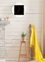 ساعة حائط مصنوعة من الأكريليك تعمل بالبطارية، بتصم...