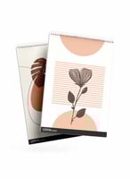 طقم من ٢ مفكرة دفتر ملاحظات بسلك حلزوني لكل واحدة...