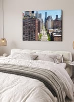 لوحة كانفاس على إطار خشبي لشارع بمدينة نيويورك في...