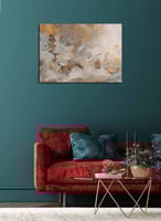 لوحات تشكيليه تجريديه كانفاس بتصميم فن زيتي عصري...