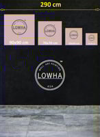 طقم من ٤ لوحات كانفاس مربع على إطار خشبي، تصميم نم...