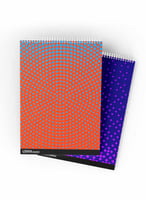 طقم من ٢ مفكرة دفتر ملاحظات بسلك حلزوني لكل واحدة...