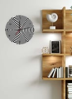 ساعة حائط مصنوعة من الأكريليك تعمل بالبطارية، بتصم...