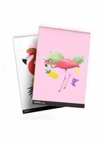 طقم من ٢ مفكرة دفتر ملاحظات بسلك حلزوني لكل واحدة...