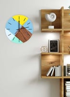 ساعة حائط مصنوعة من الأكريليك تعمل بالبطارية، بتصم...