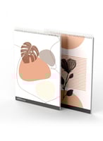 طقم من ٢ مفكرة دفتر ملاحظات بسلك حلزوني لكل واحدة...