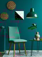 ساعة حائط مصنوعة من الأكريليك تعمل بالبطارية، بتصم...