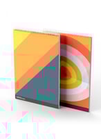 طقم من ٢ مفكرة دفتر ملاحظات بسلك حلزوني لكل واحدة...