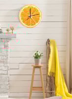 ساعة حائط مصنوعة من الأكريليك تعمل بالبطارية، بتصم...