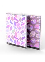 طقم من ٢ مفكرة دفتر ملاحظات بسلك حلزوني لكل واحدة...