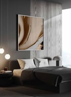 لوحة زيتية كبيرة بتصميم فن زيتي