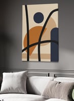 لوحه تجريديه كانفاس فنيه