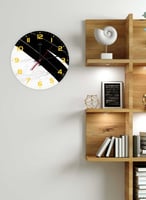 ساعة حائط مصنوعة من الأكريليك تعمل بالبطارية، بتصم...