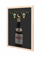 لوحة جدارية بوستر بإطار لرمضان بتصميم فيمتو