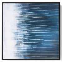لوحة كانفاس مربع على إطار خشبي، تصميم فن تجريدي ام...