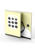 طقم من ٢ مفكرة دفتر ملاحظات بسلك حلزوني لكل واحدة...