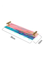 صينية تقديم مصنوعة من الأكريليك مزخرفة بتصميم بالأ...