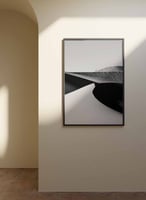 لوحة كانفاس على إطار خشبي، تصميم كثبان رملية، للمن...