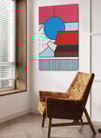 لوحه كلاسيك كانفاس بتصميم نمط فني كلاسيكى