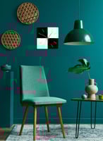 ساعة حائط مصنوعة من الأكريليك تعمل بالبطارية، بتصم...