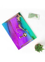 صينية تقديم مصنوعة من الأكريليك مزخرفة بتصميم ملون...