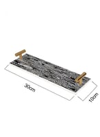 صينية تقديم مصنوعة من الأكريليك مزخرفة بتصميم مجمو...