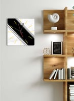 ساعة حائط مصنوعة من الأكريليك تعمل بالبطارية، بتصم...