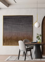 لوحة فنية تجريدية تعبيرية بتصميم تجريدي على كانفاس...