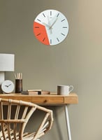 ساعة حائط مصنوعة من الأكريليك تعمل بالبطارية، بتصم...