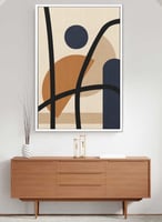 لوحه تجريديه كانفاس فنيه