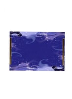 صينية تقديم مصنوعة من الأكريليك مزخرفة بتصميم مدخن...