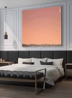 لوحة كانفاس مربع على إطار خشبي، تصميم جمال يعبرون...