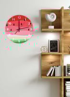 ساعة حائط مصنوعة من الأكريليك تعمل بالبطارية، بتصم...