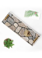 صينية تقديم مصنوعة من الأكريليك بمقابض معدنية ذهبي...