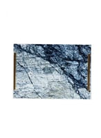 صينية تقديم مصنوعة من الأكريليك مزخرفة بتصميم شكل...