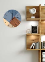 ساعة حائط مصنوعة من الأكريليك تعمل بالبطارية، بتصم...