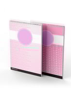 طقم من ٢ مفكرة دفتر ملاحظات بسلك حلزوني لكل واحدة...