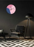 ساعة حائط مصنوعة من الأكريليك تعمل بالبطارية، بتصم...