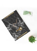 صينية تقديم مصنوعة من الأكريليك مزخرفة بتصميم شكل...