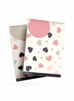 طقم من ٢ مفكرة دفتر ملاحظات بسلك حلزوني لكل واحدة...