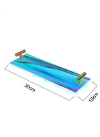 صينية تقديم مصنوعة من الأكريليك مزخرفة بتصميم ألوا...